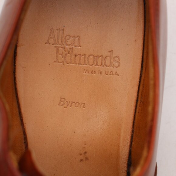 Allen Edmonds Byron Shoes Men\'s Size 12 A Narrow Brown Leather Dress Oxford USA main image 11